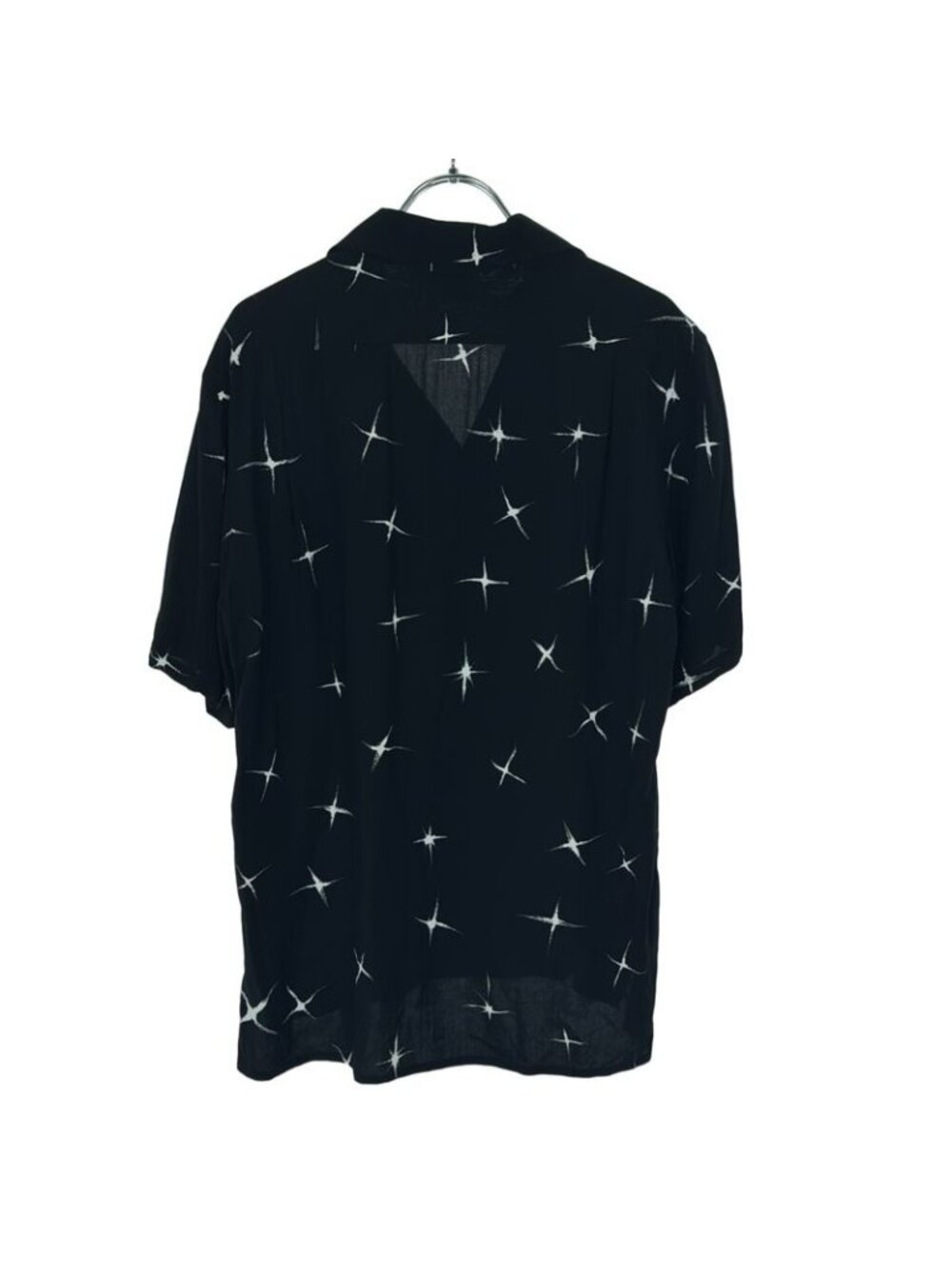 ★SOLD★ Saint Laurent Paris 19 SS Shooting Star Short Sleeve Open Collar Shirt - Picture 3 of 5